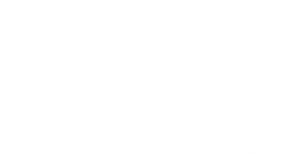 El logotipo de la Sociedad Mexicana de Oftalmología presenta una fecha 1893, al centro se ve la representación de un Jaguar en el estilo Mexica